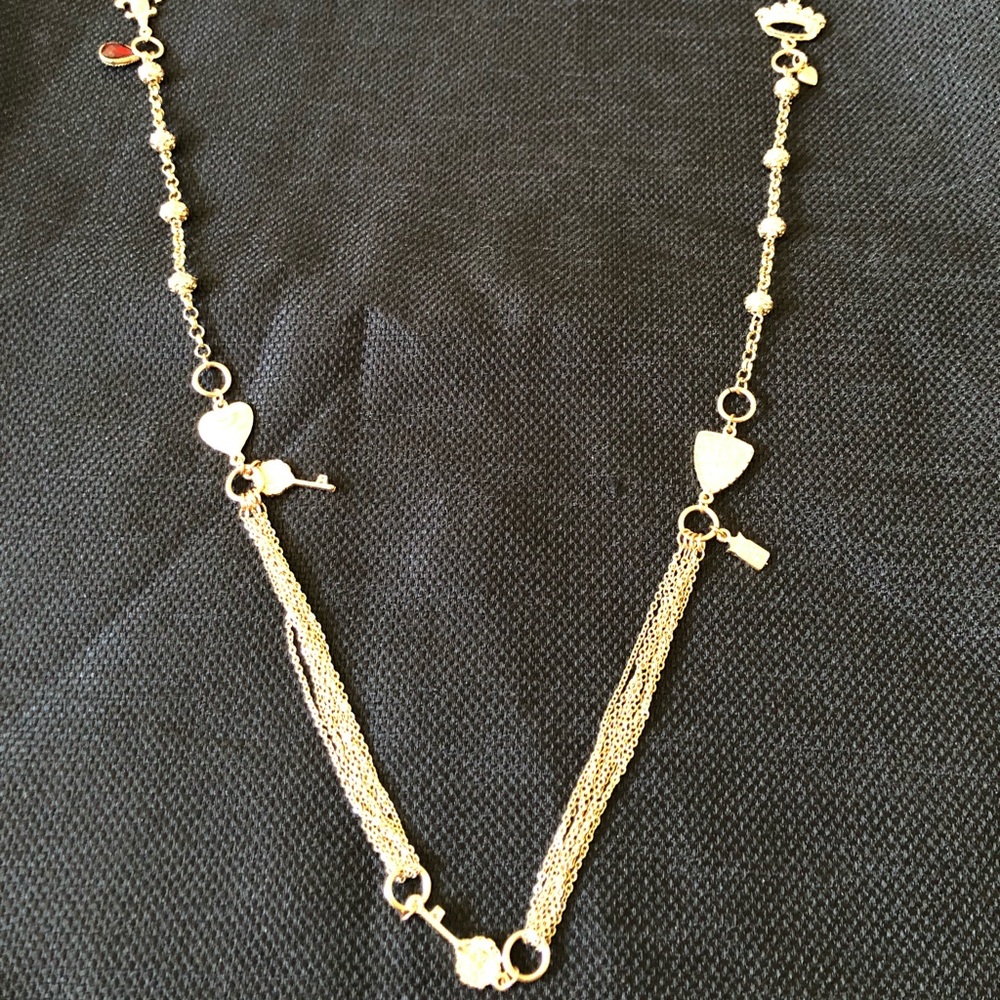 Long gold necklace NWT